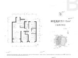 融创时代中心_3室2厅2卫 建面115平米