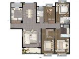 祥源西康路989_4室2厅3卫 建面198平米