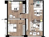 合创大厦_2室2厅1卫 建面120平米