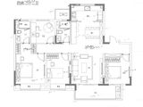 中国中铁观棠雅居_4室2厅2卫 建面138平米