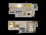浩创优尚_2室1厅1卫 建面34平米