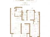 仁恒静安世纪_3室2厅2卫 建面106平米