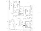 新晋玖里_2室2厅1卫 建面82平米