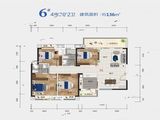 江湾壹号_4室2厅2卫 建面136平米