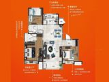 贺兰碧桂园_3室2厅2卫 建面119平米
