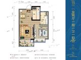北海来康郡_1室2厅1卫 建面55平米