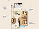 宁滁恒大文化旅游城_2室2厅1卫 建面81平米