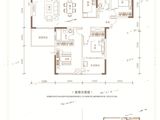 汇樾金色外滩_3室2厅2卫 建面126平米