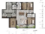融创东环御潮府_4室2厅2卫 建面141平米