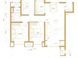 融创湖岸壹号_3室2厅1卫 建面105平米