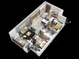 碧桂园都荟名邸_2室2厅1卫 建面80平米
