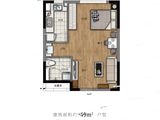 春晖尚居_1室2厅1卫 建面49平米