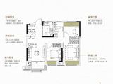大发上坤铭悦四季_2室2厅1卫 建面89平米