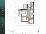 贵阳金地云麓一号_2室2厅1卫 建面80平米