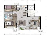 碧桂园云和天境_3室2厅2卫 建面115平米