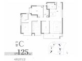 阅云台_4室2厅2卫 建面125平米