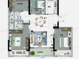 碧桂园天璞_4室2厅2卫 建面125平米