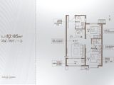 映园春晓_2室2厅1卫 建面82平米
