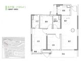 花桥中骏世界城_3室2厅2卫 建面106平米