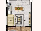 中华城时代life_2室1厅1卫 建面72平米
