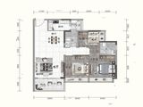 国鼎名筑华府_3室2厅2卫 建面103平米
