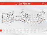 绿地熙江广场_1-3座 商铺平面图 建面14平米