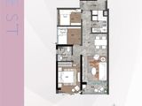 中洲紫轩_3室2厅1卫 建面79平米