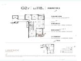 滨帆湖畔云邸_4室2厅2卫 建面118平米
