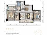 益田御龙天地_3室2厅3卫 建面170平米