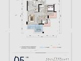 中象万豪明月湾_2室2厅1卫 建面65平米