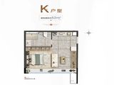 中新国际城-融寓_1室1厅1卫 建面52平米