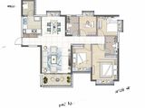 荆门恒大云湖上苑_4室2厅2卫 建面143平米