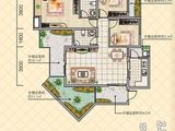 城市之星_3室2厅2卫 建面105平米