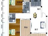 瑞德嘉苑_2室2厅2卫 建面88平米