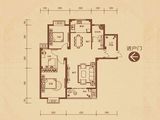 佳信凯旋城_3室2厅1卫 建面110平米