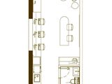 碧桂园天誉_1室2厅1卫 建面56平米