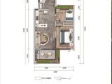 雨林华庭拾三千田_2室2厅1卫 建面63平米