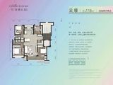 北岸万科海潮云起_4室2厅2卫 建面118平米