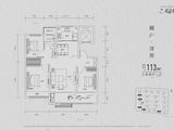 伟星樘樾_3室2厅1卫 建面113平米