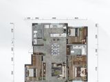 金地峯尚_3室2厅2卫 建面128平米