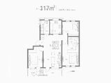 中德绿色恬园_3室2厅2卫 建面117平米