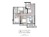 建发缦云_3室2厅2卫 建面89平米