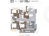 南光凤凰居锦绣和园_4室2厅2卫 建面117平米