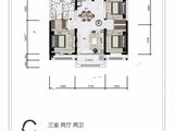 冠景上院_3室2厅2卫 建面105平米
