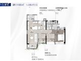 保利和悦滨江_2室2厅2卫 建面86平米