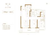 郑州洺悦融园_3室2厅2卫 建面99平米