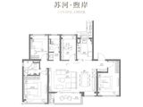 招商苏河玺_4室2厅2卫 建面148平米