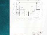 天泽玉河府_2室2厅1卫 建面83平米