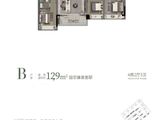 华发公园四季_4室2厅3卫 建面129平米