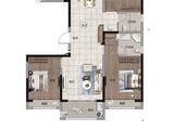 德鸿迎宾府_3室2厅2卫 建面127平米